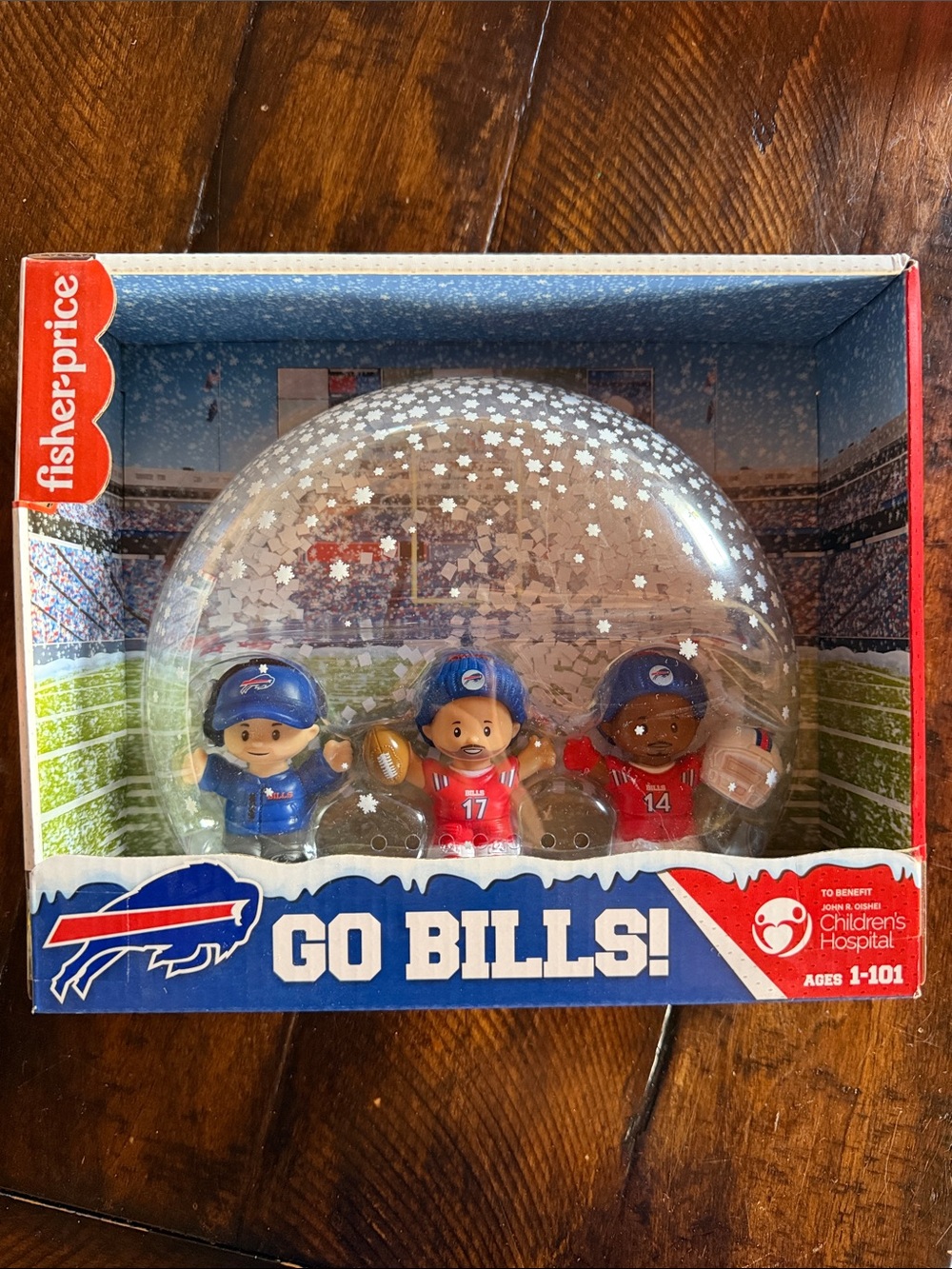 Fisher-Price Buffalo Bills Figure Playset - Red, Blue & White